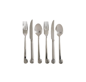 Vajilla Acabado moderno Pintado a mano Mango Cuchara dorada Hogar Cocina Cubiertos decorativos Cubiertos de mesa - Product Image 4