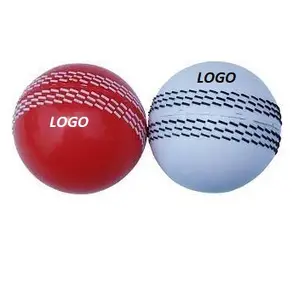2024 Cricket Bal Hoge Kwaliteit Witte Swing Hoge Uitsmijter Cricket Bal Promotionele Pu Hard Blank Cricket Harde Ballen