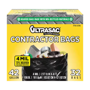 Bolsas de Basura Ultrasac Resistentes con Cordón, 33 Galones, a Prueba de Fugas, Venta al por Mayor - Product Image 4