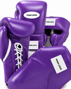 Professional <b>Moisture</b> Wicking Full Finger Winning Boxing Set Top Quality Brand New Genuine Leather Winning Boxing <b>Gloves</b> Set - Product Image 2