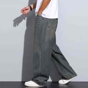 Wide cut baggy denim <b>jeans</b> crafted with durable denim and <b>soft</b> interior offering strong support for everyday outfits - Product Image 6