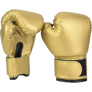 Nouveau noir or haute qualité formation professionnelle en cuir PU gants de boxe hommes femmes utiliser pour combattre le karaté et la boxe - Product Image 5