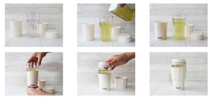 Gobelet japonais de haute qualité confortable à utiliser tasse intérieure transparente KOK Tumbler Grande taille - Product Image 5