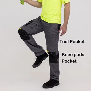 Wholesale Custom Workwear Pant Heavweight Wide Leg Trouser Denim <b>Jean</b> Cargo <b>Work</b> Pant for <b>Men</b> - Product Image 5