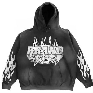 Conjunto Deportivo Urbano Vintage 100% Algodón Transpirable Ecológico con Lavado Ácido, Apliques Bordados y Estilo Acampanado - Product Image 4