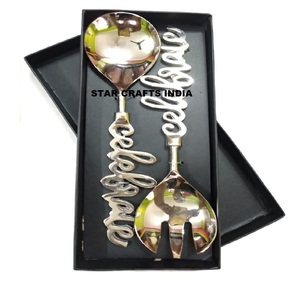 Nouveau produit 2 pièces 4 pièces en acier inoxydable couteau à gâteau et serveur ensemble avec fourchettes pour mariage Banquet anniversaire Wastern Design - Product Image 5