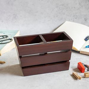 Support mobile en bois au design de luxe Porte-cartes Porte-stylo Support mobile en bois de style élégant avec la dernière conception - Product Image 3