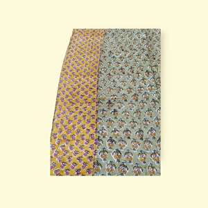 Edredón Reversible de Algodón Katha de Primera Calidad, 60 x <span class=keywords><strong>90</strong></span> Pulgadas, Estampado Floral, Jaipur Razai, Acolchado a Mano, Tradicional para el Hogar - Product Image 3