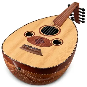 Oud Árabe Profesional de 11 Cuerdas y 6 Vías - Lúdano Oriental Hecho a Mano con Madera de Caoba - Product Image 6