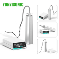 Nettoyeur à ultrasons Yunyisonic 80L SUS pour le nettoyage de casques de moto 2400 2500 3000 Watt, fabrication Shenzhen, machine CE OEM