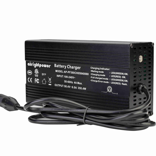 14.6V 29.2V 42V 54.6V Lithium Li-ion Battery Charger 60v 36v Electric Scooter Battery Charger