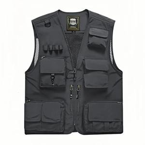 Chaleco DE SEGURIDAD reflectante de alta visibilidad para hombres y mujeres con chaleco con cremallera y múltiples bolsillos - Product Image 6