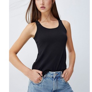 Seamless <b>Knitted</b> Shaping for <b>Women</b> Control Customized Sculpting Shapewear Slimming Body Shaper <b>Tank</b> <b>Top</b> 100% Cotton OEM From BD - Product Image 4