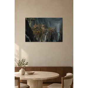 Impression sur toile Fida Elf Valley Among Waterfalls - Product Image 4