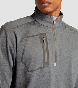 Sudadera de cuello alto con media cremallera para hombre y mujer, forro polar, jersey deportivo para entrenamiento - Product Image 4
