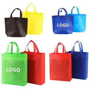 Bolsa de compras no tejida personalizada ecológica con logotipo impreso cuero genuino reutilizable y reciclada 30-40L para promociones - Product Image 3
