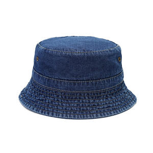 High Quality Custom Bucket <b>Hats</b> Acid Wash Style Solid Embroidery Button Ripped Travel Party Lightweight Breathable 100% Cotton - Product Image 4