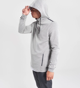 Haute qualité personnalisé flanelle hommes sweats à capuche épais laine d'agneau chaud pull à capuche double face velours hommes sweat à capuche - Product Image 5
