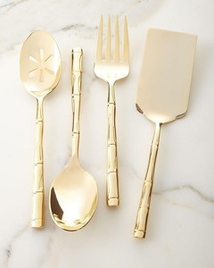 Thời Trang Dùng Một Lần Bạc Mạ Thép Không Gỉ Dao Kéo Phong Cách Mỹ Flatware Dao Muỗng Nĩa Set Cho Đảng Nhà Bếp - Product Image 4