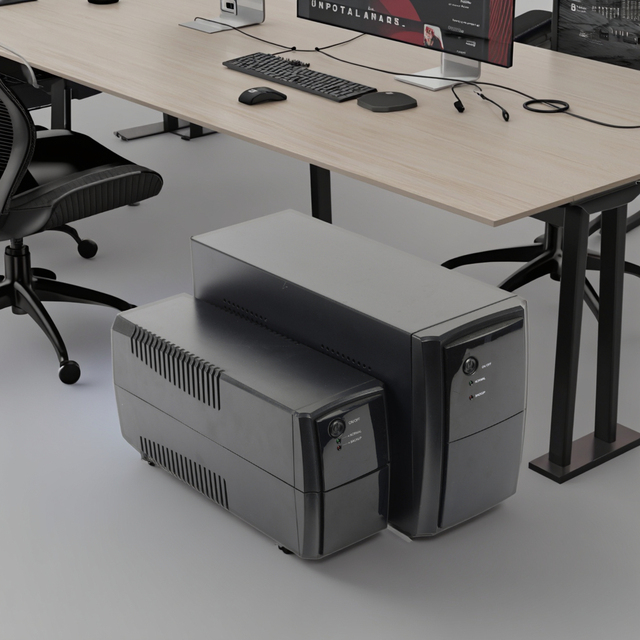 Portable 500VA Online Backup Power UPS Uninterruptible Supply for Computer From Online System
