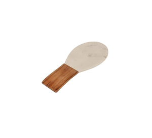Repose-cuillère en bois de marbre fait à la main outil de décoration de cuisine cuillère Vintage outil de cuisine repose-cuillère pour ustensiles de cuisine - Product Image 3