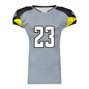 Suministro directo de fábrica Multi colorido sublimación completa poliéster juvenil fútbol americano uniforme fútbol Jersey conjunto - Product Image 3