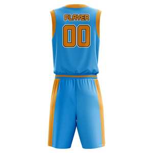 Uniforme de baloncesto personalizado más vendido, camisetas de poliéster transpirable, ropa deportiva impresa, camisetas de baloncesto para jóvenes y adultos, conjunto corto - Product Image 4