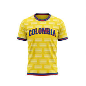 Camiseta de Fútbol Unisex con Diseño de la Bandera de Colombia para la Copa Mundial 2027, para Hombre y Mujer, Regalo para el Día del Partido, Camiseta Promocional - Product Image 2