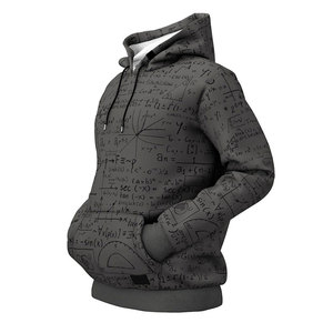 Sweat à capuche pour homme, fabriqué en usine, impression numérique d'hiver, respirant, séchage rapide, léger, sublimation, prix bas - Product Image 2
