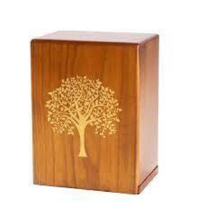 Vente en gros d'urnes funéraires en bois faites à la main de style américain urnes funéraires décoratives modernes pour hommes et femmes - Product Image 2