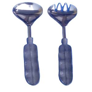 Metal Stainless Steel Mirror Polished Food <b>Spoons</b> Noodles Fork Restaurant and Hotel Table Decorating Cutlery Set Lowest Price - Product Image 1