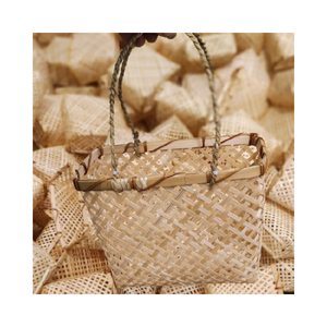 Panier de produit écologique Panier cadeau en bambou de haute qualité pour les cadeaux d'affaires et la décoration de vacances à bon prix - Product Image 6