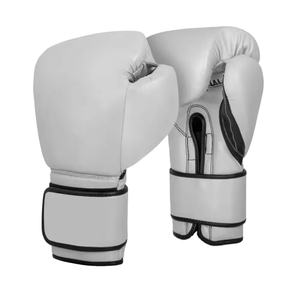 Vente directe d'usine Gants de boxe en cuir et PVC de couleur personnalisée pour les compétitions, les salles de sport, logo personnalisé, lacets - Product Image 1