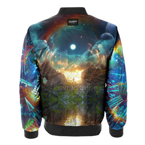 Fashion Clothing <b>Windproof</b> Sublimation Bomber Jacket for Men Street Wear New Design Men Bomber Jacket - Product Image 2
