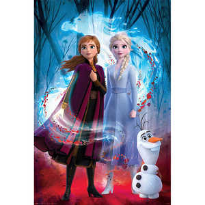 Póster de Estilo Moderno de Frozen 2 con Diseño de Espíritu Guía para Decoración de Pared - Product Image 1