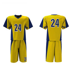 Uniformes de crosse personnalisés pour les hommes et les jeunes vêtements de sport avec broderie et impression numérique par sublimation - Product Image 4