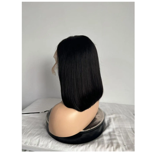 Perruques avant de lacet de cheveux vierges brésiliens de luxe haute densité 8-14 pouces brun clair pour dentelle Jerry Curl Deep Wave Professional - Product Image 3