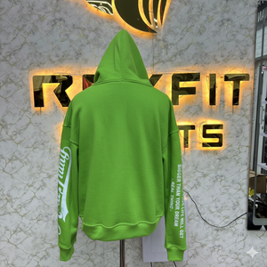 Sweat à capuche zippé unisexe en molleton 100 % coton, respirant, écologique, uni, conçu sur mesure par un fabricant professionnel pour l'hiver - Product Image 6