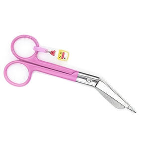 Tijeras Quirúrgicas Manuales, Pinzas Kelly y Tijeras para Vendas de Acero Inoxidable con Mangos Impresos Coloridos para Hospital - Product Image 6