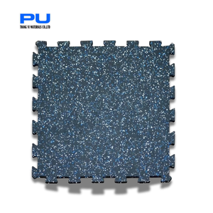High Density SBR EPDM <b>Interlocking</b> Rubber <b>Tiles</b> for Outdoor Gym and Fitness Flooring - Product Image 6