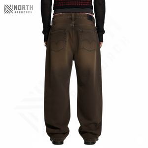 Pantalones Vaqueros de Mezclilla Personalizados Azul Negro de Buena Calidad al por Mayor, Pantalones Vaqueros Casuales de Algodón para Hombre de Talla Grande, Pantalones Vaqueros de Mezclilla Personalizados para Hombre - Product Image 2