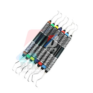 Nueva llegada Periodontal Gracey Curettes Set de 7 Instrumentos dentales periodontales de acero inoxidable Gracey Curette Set - Product Image 2
