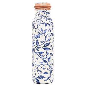 Qualité supérieure 500ml marbre Design autocollant émail impression cuivre bouteille d'eau pour l'école bureau ou pratique du Yoga - Product Image 6