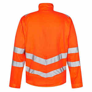 Hi Viz Ropa DE SEGURIDAD reflectante Chaqueta de trabajo informal para hombre Chaqueta industrial con cremallera completa para trabajo al aire libre Uniforme de ingeniero Caliente - Product Image 3