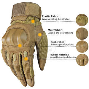 Vente en gros Gants tactiques tricotés grande taille Gants tactiques de sécurité au travail enduits de latex à vendre - Product Image 4