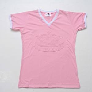 Mejor calidad diseño personalizado más popular transpirable ropa al por mayor casual nuevo estilo ligero camiseta de mujer - Product Image 3