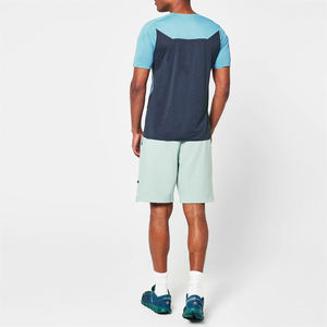 Maillot d'entraînement en maille 100% coton de haute qualité chemise d'entraînement respirante à séchage rapide impression de logo personnalisé coupe décontractée patchwork OEM - Product Image 6