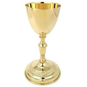 Customized <b>Goblet</b> Wine <b>Glass</b> with Aluminum and Stainless Steel Finish for Wedding Party Christmas & Home Decoration - Product Image 1