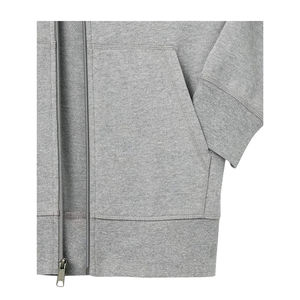 Vente chaude hommes 100% coton polaire fermeture éclair à capuche avec motif solide tissu respirant impression numérique pour la saison d'hiver - Product Image 6