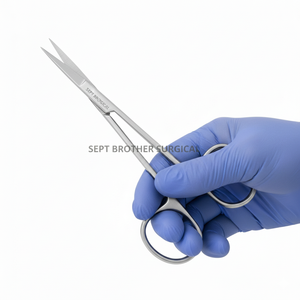 Tijeras de Iris de Acero Inoxidable de Alta Calidad, Rectas, Instrumentos Médicos Quirúrgicos y Oftálmicos Profesionales - Product Image 3